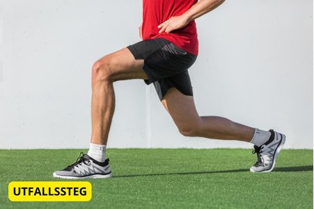 Utfall, godt for sete- og lårmuskler